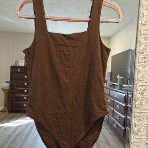 Old Navy Chocolate Brown Bodysuit